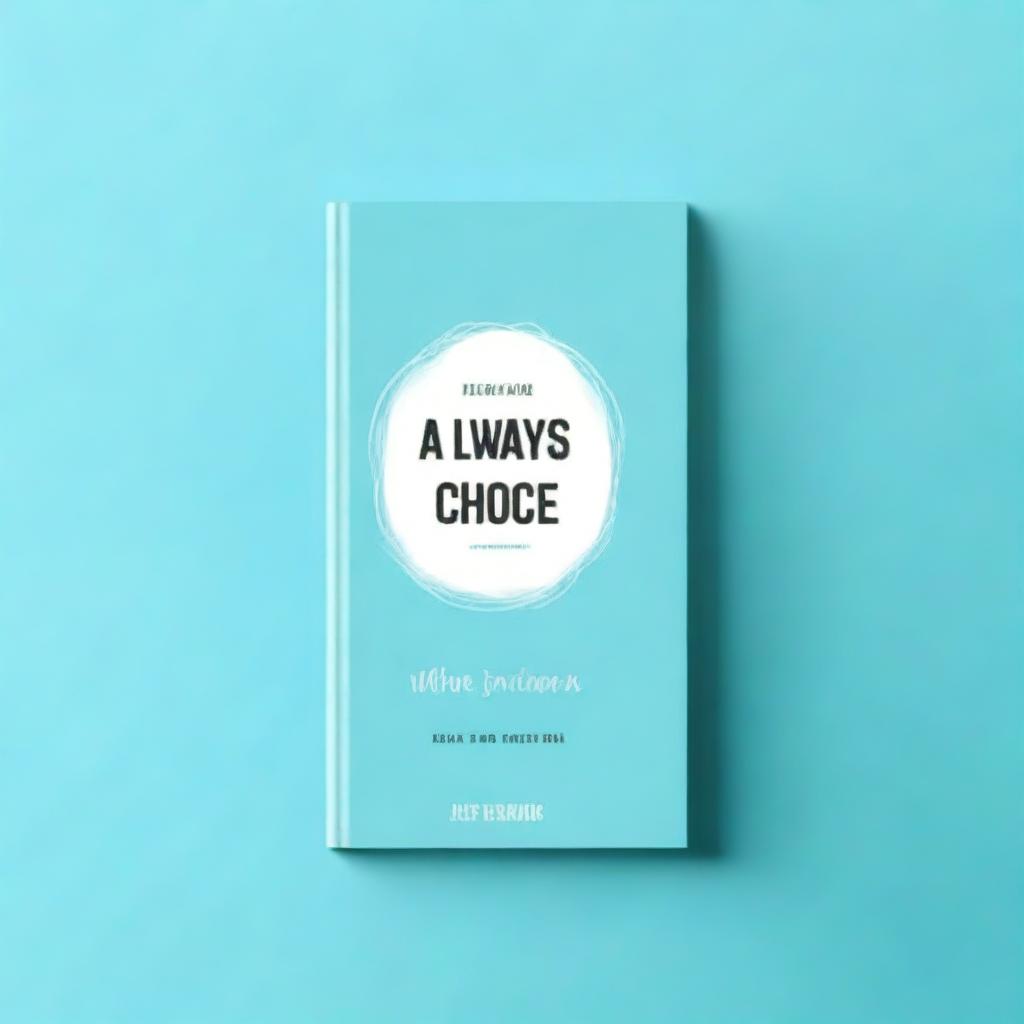 Create a simple book cover for a motivational novel titled 'You Always Have a CHOICE