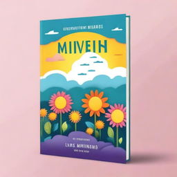 Create an inspiring and bright book cover that embodies positivity in dark times