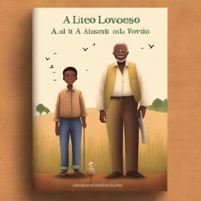 Create a book cover for 'As Lições do Vovô' by Elliana Garcia