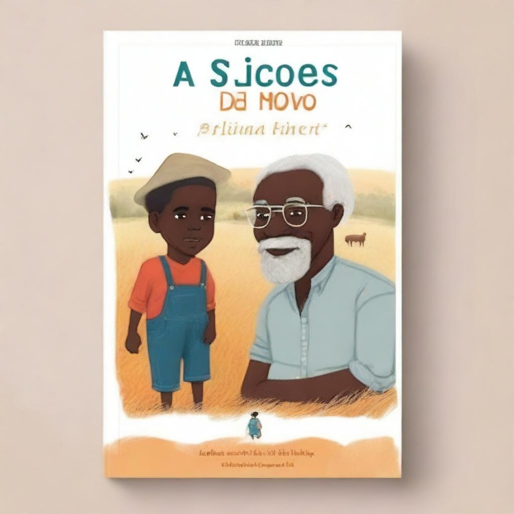 Create a book cover for 'As Lições do Vovô' by Elliana Garcia