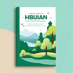 Design a book cover for a book on climate change titled 'Perubahan Iklim: Dari Pengenalan Kepada Tindakan'