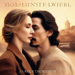 A romantic book cover featuring Adam Driver and Jennifer Jason Leigh