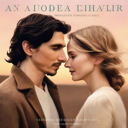 A romantic book cover featuring Adam Driver and Jennifer Jason Leigh