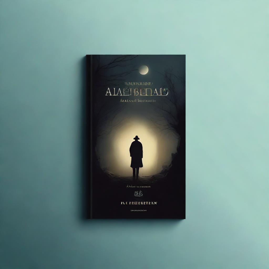 A captivating book cover for a novel titled 'Além da Escuridão'