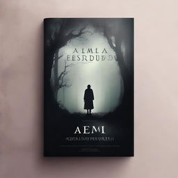 A captivating book cover for a novel titled 'Além da Escuridão'