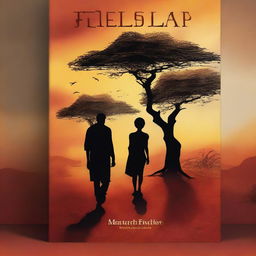 Create a captivating book cover for an African thriller about a forbidden relationship