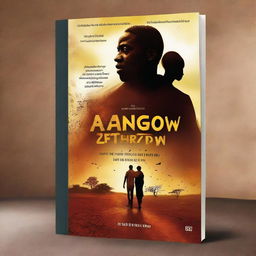 Create a captivating book cover for an African thriller titled 'Agony of a Country' by KIBINAKANWA ROLLY MOREL