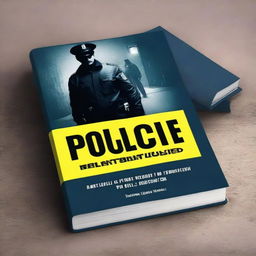 Create a realistic book cover for a police novel