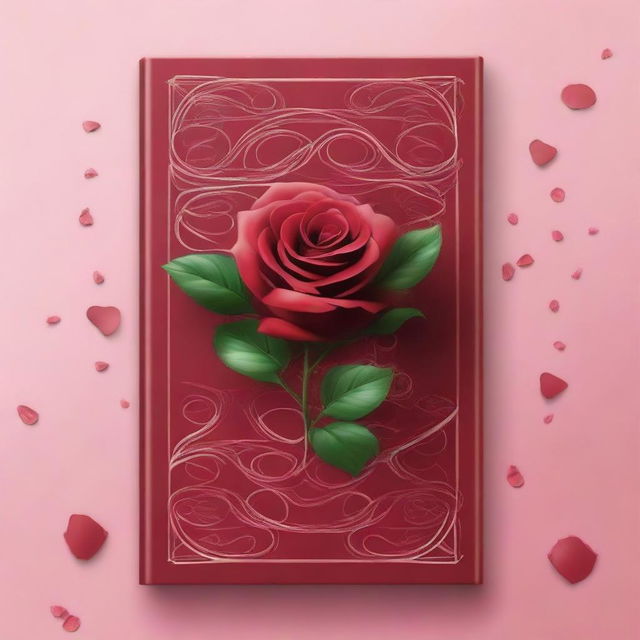 Create a captivating book cover titled 'Code of Love with Roses'