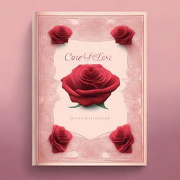 Create a captivating book cover titled 'Code of Love with Roses'