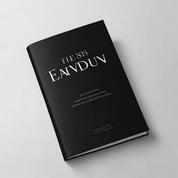 A black and white themed book cover