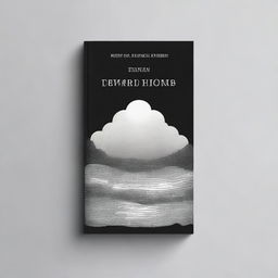 A black and white themed book cover