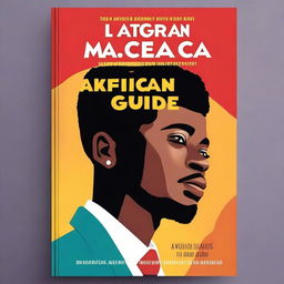 Create a book cover for a title called 'An African Man’s Guide to Navigating Disrespect'