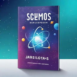 Design an engaging book cover for a science book