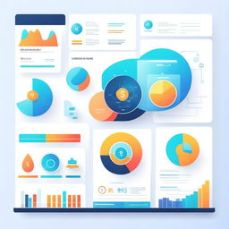 Create an image representing AI-driven financial services for personal finance management