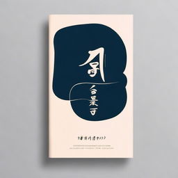 Create an abstract line art book cover for a book titled '逾期不候'