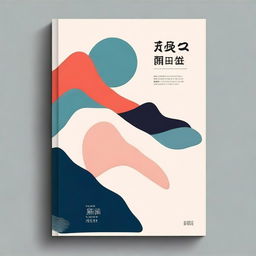 Create an abstract line art book cover for a book titled '逾期不候'