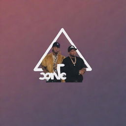 Create a high-resolution wallpaper featuring the PNL rappers, tailored for MacOS. Include their distinctive logos and symbols blended in a stylish and artistic way.