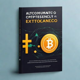 Create a book cover for a title called 'Automated Trading in Cryptocurrencies: A FinTech Approach'