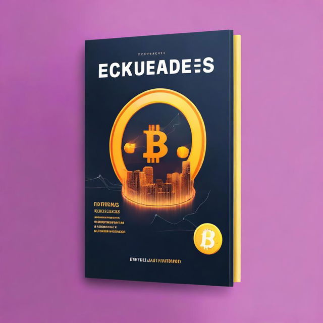 Create a book cover for a title called 'Automated Trading in Cryptocurrencies: A FinTech Approach'