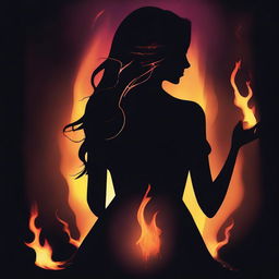 Create an image with a dark background depicting a fantasy world infused with magic