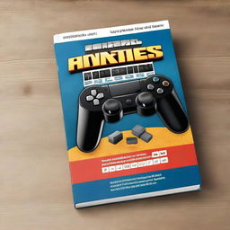 Create a realistic ebook cover with the title 'Video Game Releases and Sudden Increases: A US Perspective on the Gaming Industry'