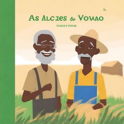 Create a book cover for 'As Lições do Vovô' by Elliana Garcia