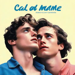 Create a cover for a nostalgic sequel of 'Call Me by Your Name'