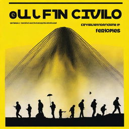 Create a book cover with the title 'El Fin de un Ciclo' and subtitle 'El futuro de la democracia en Bolivia' by author Renzo Abruzzese