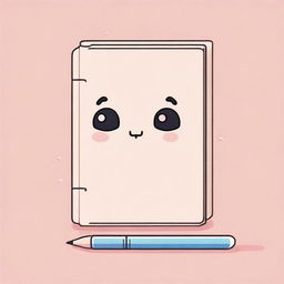 A step-by-step guide on how to draw a kawaii book