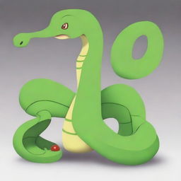 Create a plant-type Pokémon inspired by a snake