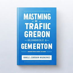 Create an eBook cover titled 'Mastering Traffic Generation: A Proven 3-Stage Roadmap to Millions of Visitors