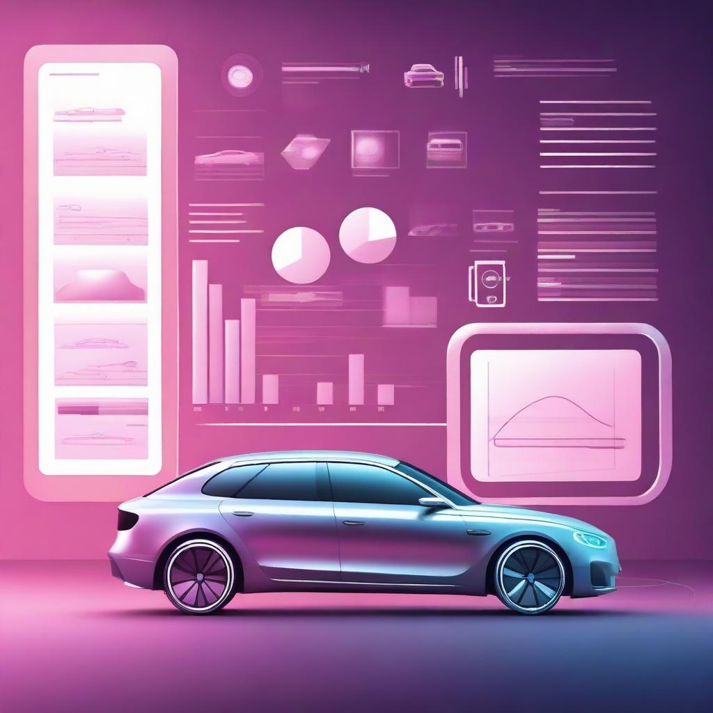 An artistic representation of intelligent data analysis for second-hand cars