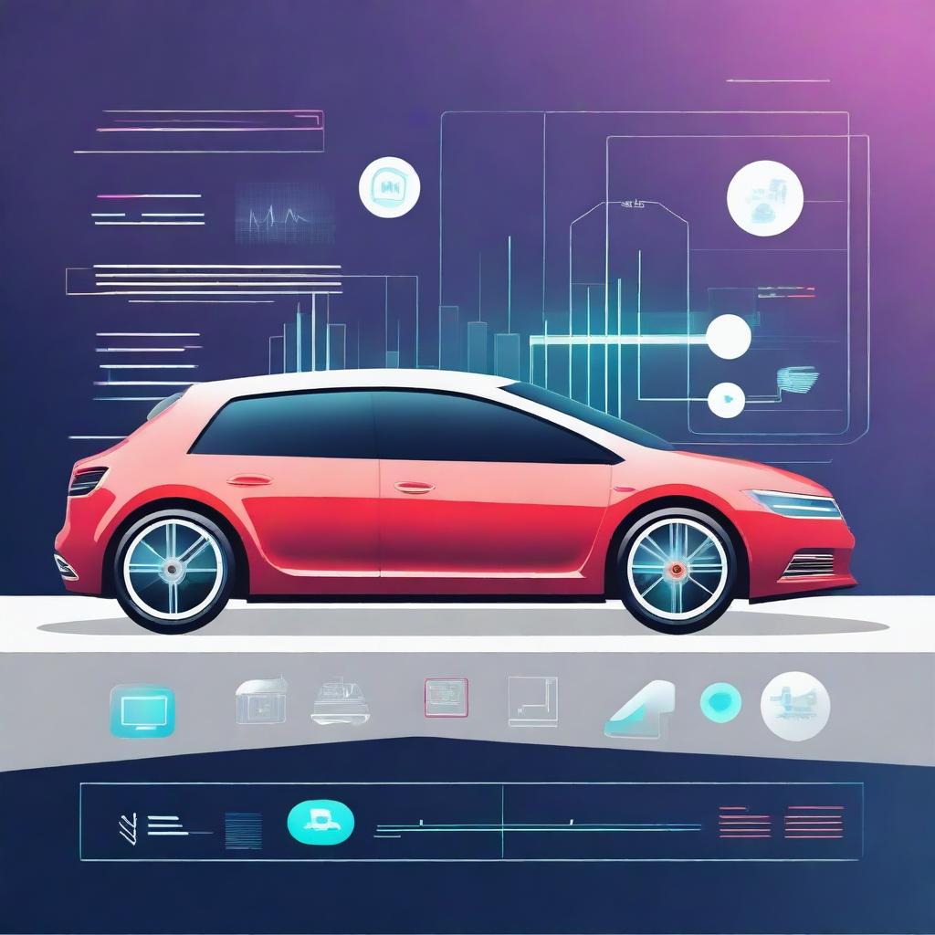 An artistic representation of intelligent data analysis for second-hand cars