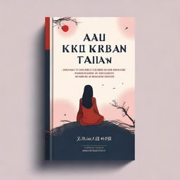 Create a book cover for a novel titled 'AKU KORBAN KAWIN PAKSA TANTEKU'