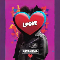 An album cover featuring a broken heart as the central image