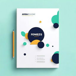 Create a visually appealing cover page with a clean and modern design