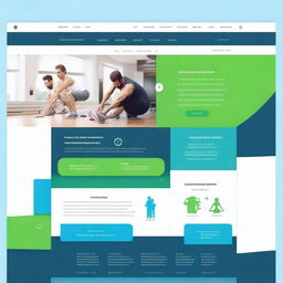 Create a sleek and modern navigation bar design for a gym website