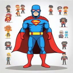 Create a superhero character inspired by a unique product