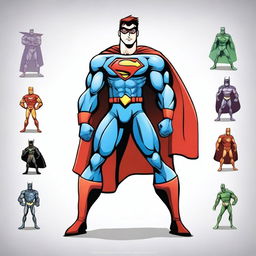 Create a superhero character inspired by a unique product