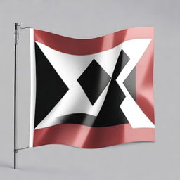 Create a flag with the inscription 'X3'