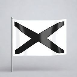 Create a flag with the inscription 'X3'