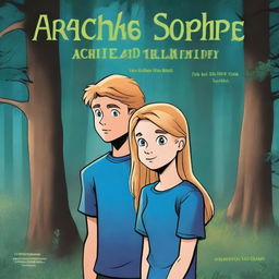 A book cover for a fantasy novel titled 'Archie and Sophie: The Hidden Truth'