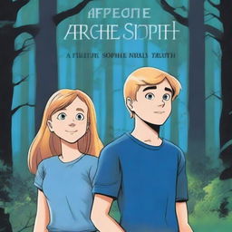 A book cover for a fantasy novel titled 'Archie and Sophie: The Hidden Truth'