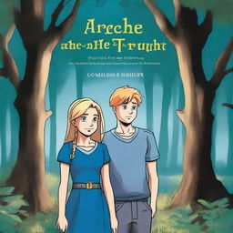 A book cover for a fantasy novel titled 'Archie and Sophie: The Hidden Truth'