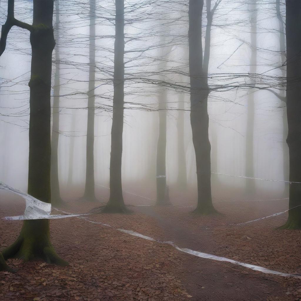 A mysterious murder scene in a forest on the hill of Brixton Hill