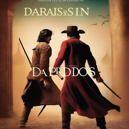 A book cover featuring a duel between two people, with the title 'Dardos, Pasión y Redención'