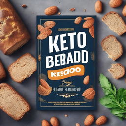 Design an appealing cover for a Keto Bread Cookbook