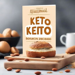 Design an appealing cover for a Keto Bread Cookbook