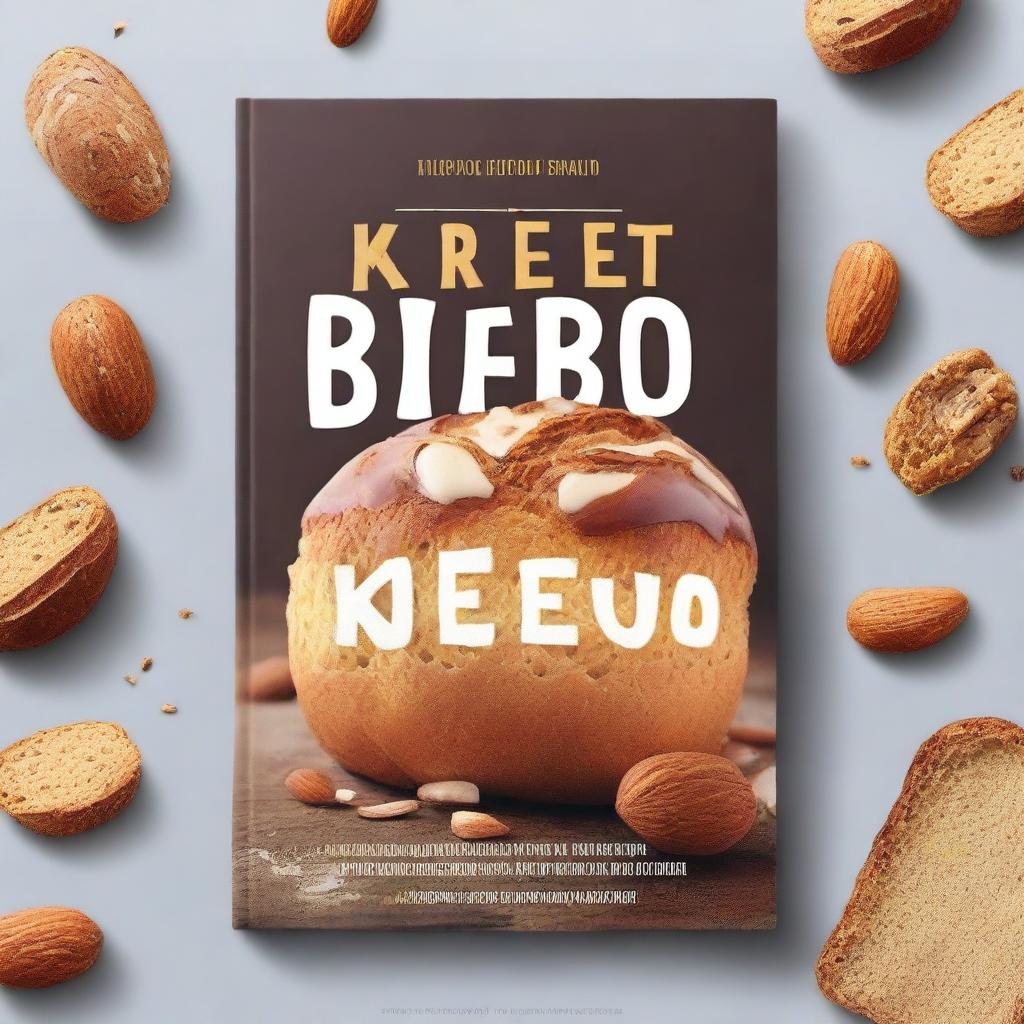 Design an appealing cover for a Keto Bread Cookbook